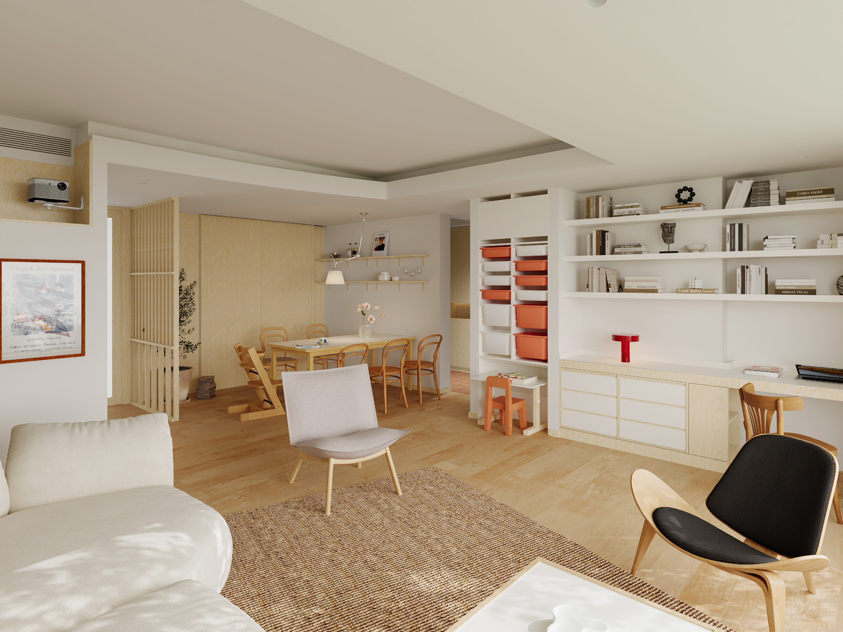 House L 001 Hangzhou リビング空間